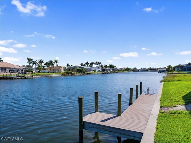 2705 SW 30th Ter, Cape Coral, FL 33914 - dock featuring a water view and a residential view