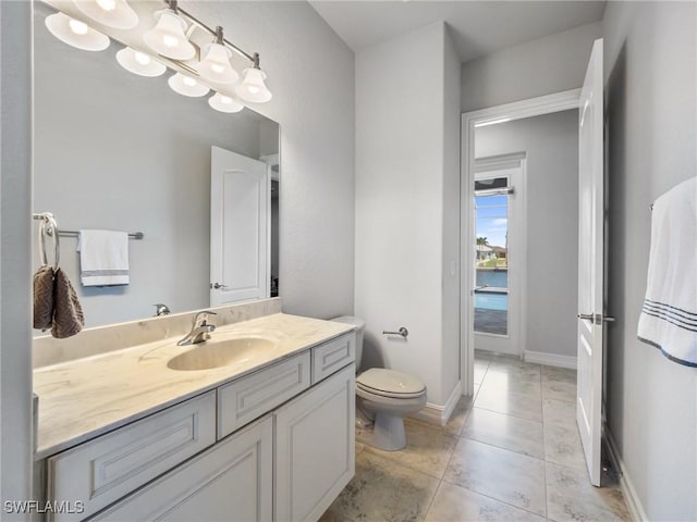 2705 SW 30th Ter, Cape Coral, FL 33914 - bathroom with vanity and tile patterned flooring