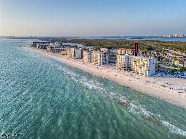 26000 Hickory Blvd Unit 205, Bonita Springs, FL 34134 - bird's eye view of waterfront with a beach