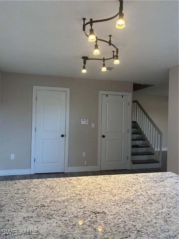 5245 Cedarbend Dr Unit 4, Fort Myers, FL 33919 - interior space featuring baseboards and wood finished floors