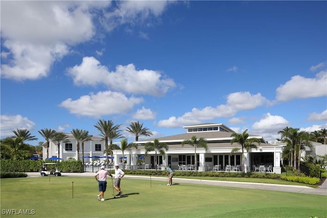 858 Wyndemere Way, Naples, FL 34105 - surrounding community with an area to practice putting