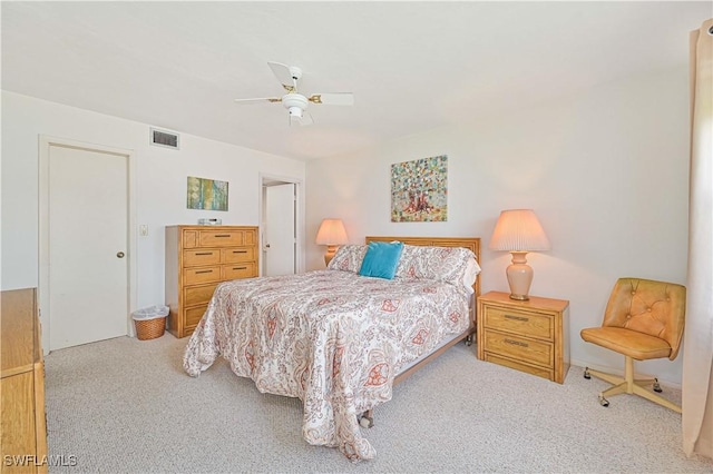 16200 Bay Pointe Blvd Unit 208, North Fort Myers, FL 33917 - bedroom with carpet flooring and a ceiling fan