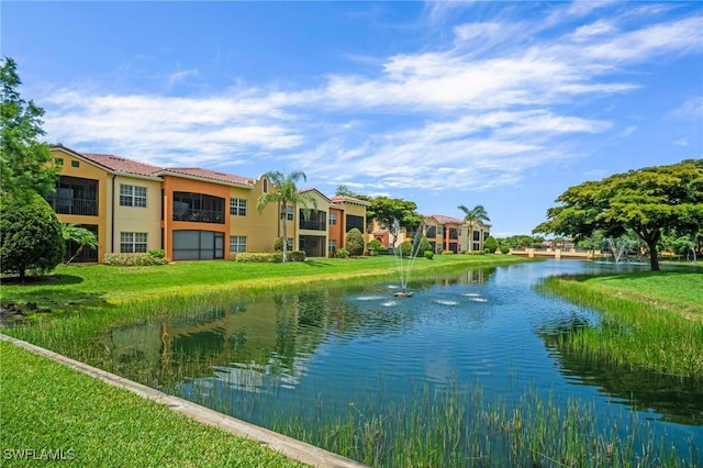 8608 Via Rapallo Dr Unit 206, Estero, FL 33928 - water view featuring nearby suburban area