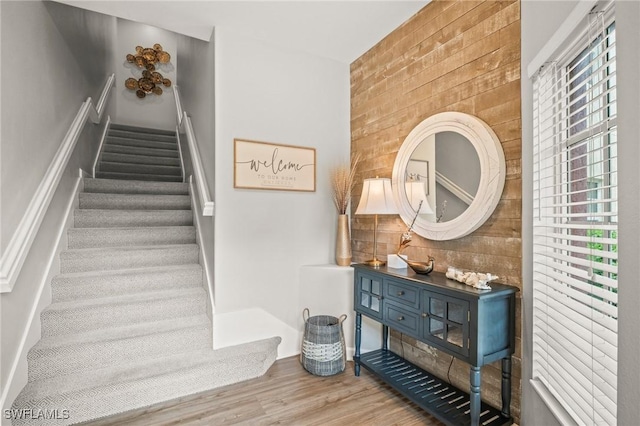 8608 Via Rapallo Dr Unit 206, Estero, FL 33928 - staircase featuring wood finished floors