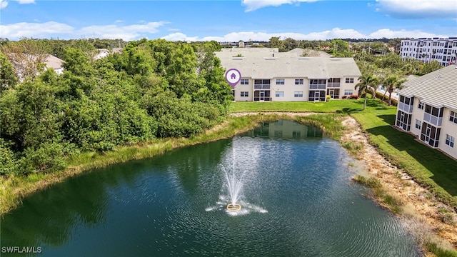 4940 Cougar Ct S Unit 104, Naples, FL 34109 - bird's eye view of a nearby body of water