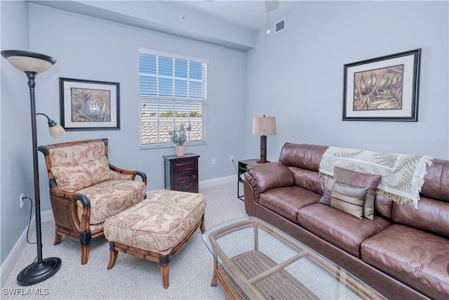 3724 Agualinda Blvd Unit 201, Cape Coral, FL 33914 - carpeted living area with baseboards