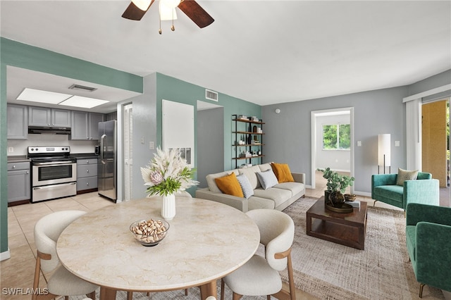 3140 Seasons Way Unit 510, Estero, FL 33928 - dining space featuring a ceiling fan