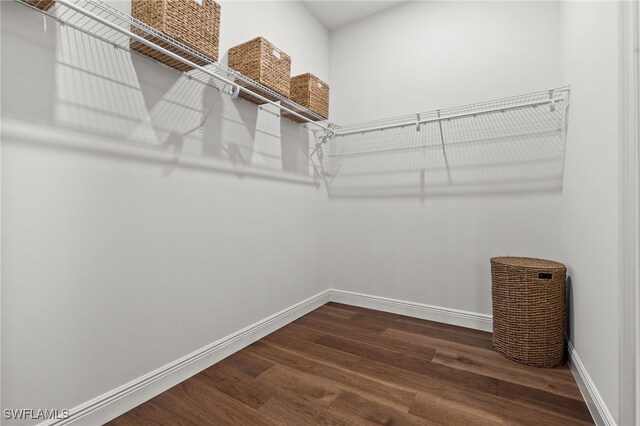 3708 Stagg Ct, Fort Myers, FL 33905 - walk in closet featuring wood finished floors