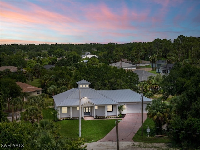3708 Stagg Ct, Fort Myers, FL 33905 - aerial view at dusk