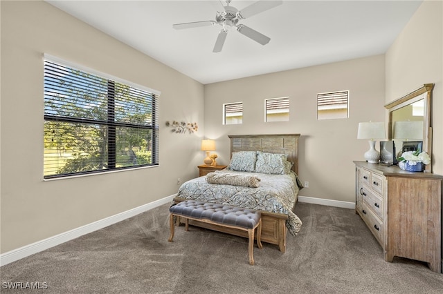 13593 Starwood Ln, Fort Myers, FL 33912 - carpeted bedroom featuring baseboards and ceiling fan