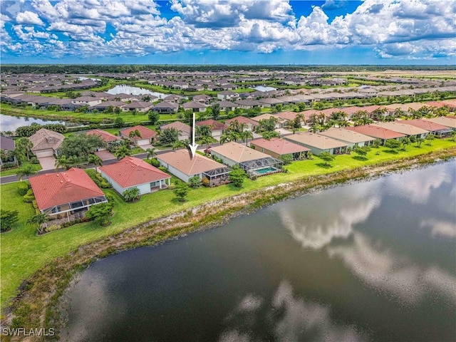 3344 Apple Blossom Dr, Alva, FL 33920 - aerial view of residential area with a nearby body of water