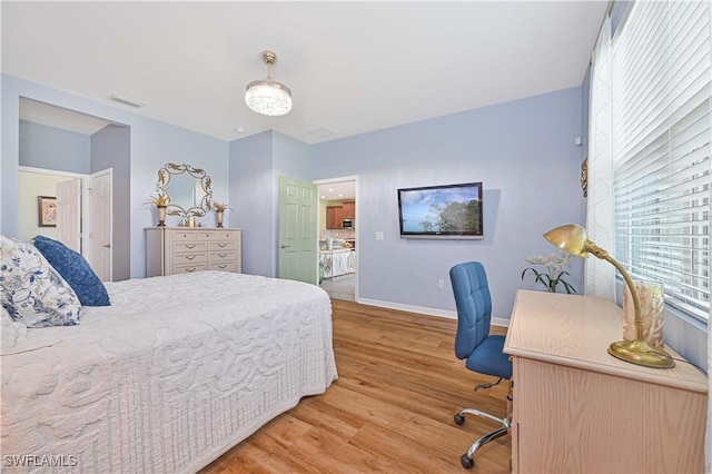 3344 Apple Blossom Dr, Alva, FL 33920 - bedroom with light wood-style floors and a desk