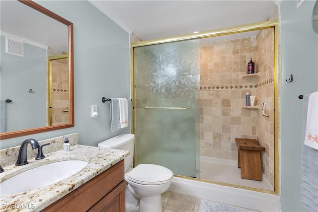 1925 Clifford St Unit 202, Fort Myers, FL 33901 - full bathroom featuring vanity, a shower stall, and tile patterned floors