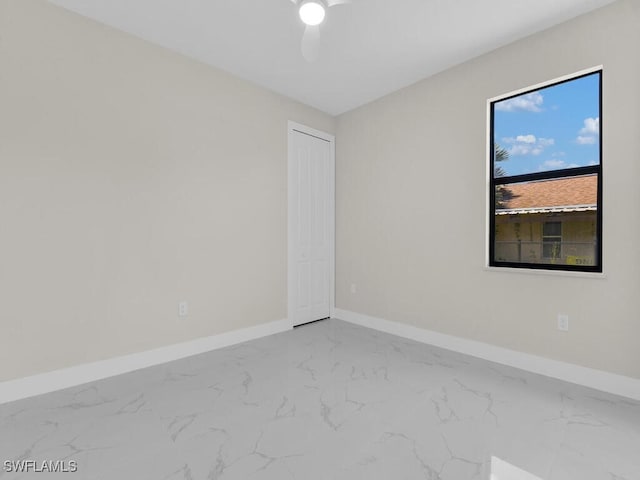 1304 Williams Ave, Lehigh Acres, FL 33972 - unfurnished room featuring marble look tiles