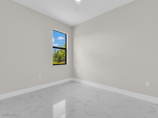 1304 Williams Ave, Lehigh Acres, FL 33972 - unfurnished room with marble look tiles