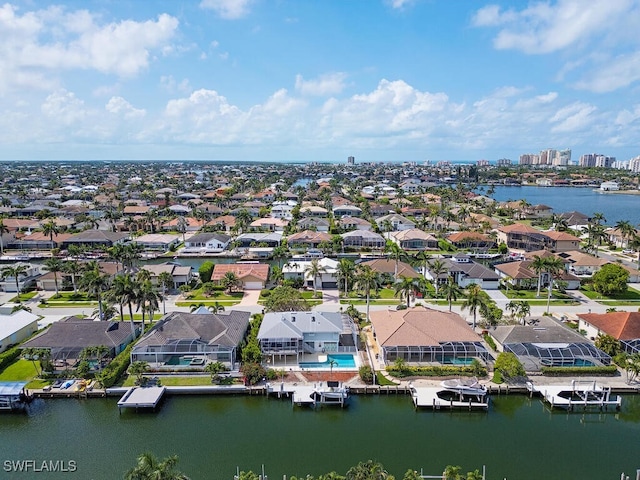 1132 Bond Ct, Marco Island, FL 34145 - aerial view of residential area with a large body of water
