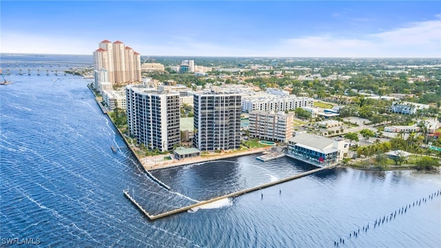 1920 Virginia Ave Unit 1102, Fort Myers, FL 33901 - drone / aerial view of a nearby body of water