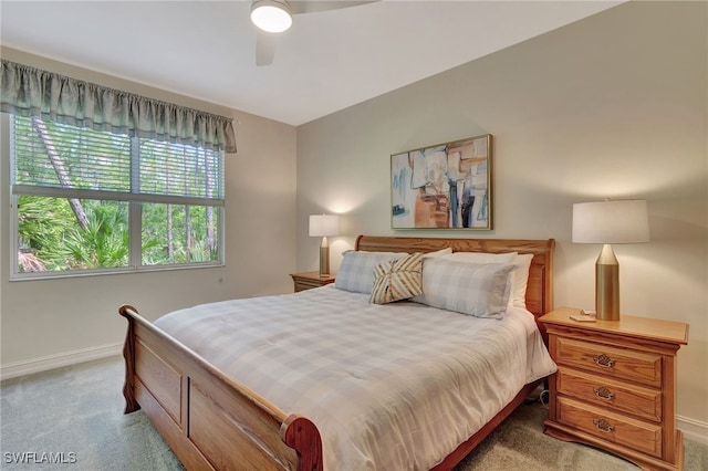 857 Carrick Bend Cir Unit 101, Naples, FL 34110 - bedroom with carpet flooring and a ceiling fan