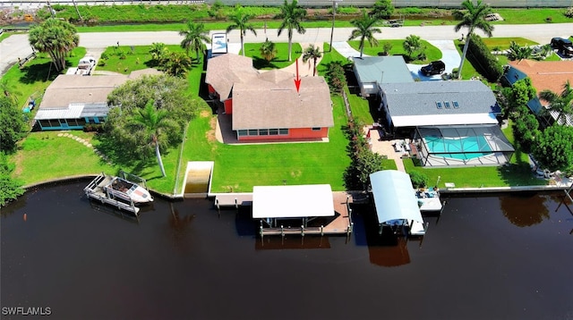 467 Stipe St, North Fort Myers, FL 33903 - bird's eye view of a large body of water
