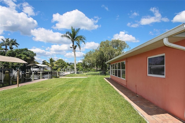 467 Stipe St, North Fort Myers, FL 33903 - view of yard with a water view
