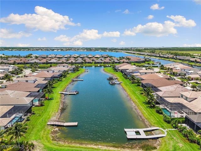 11699 Caleri Ct, Fort Myers, FL 33913 - aerial view of residential area with a nearby body of water