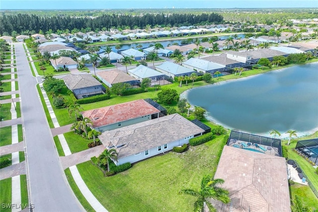 14601 Tropical Dr, Naples, FL 34114 - aerial perspective of suburban area featuring a large body of water
