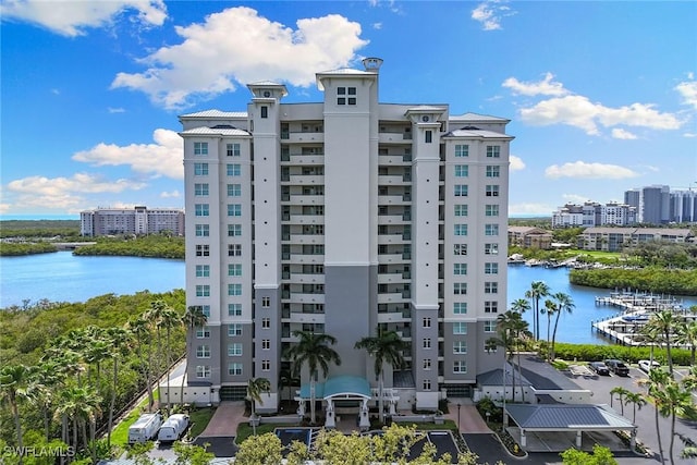 420 Cove Tower Dr Unit 304, Naples, FL 34110 - view of property with a water view