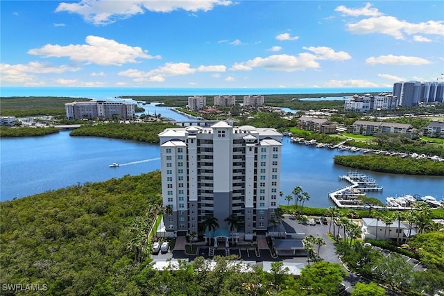 420 Cove Tower Dr Unit 304, Naples, FL 34110 - view of urban area with a large body of water and apartment complex