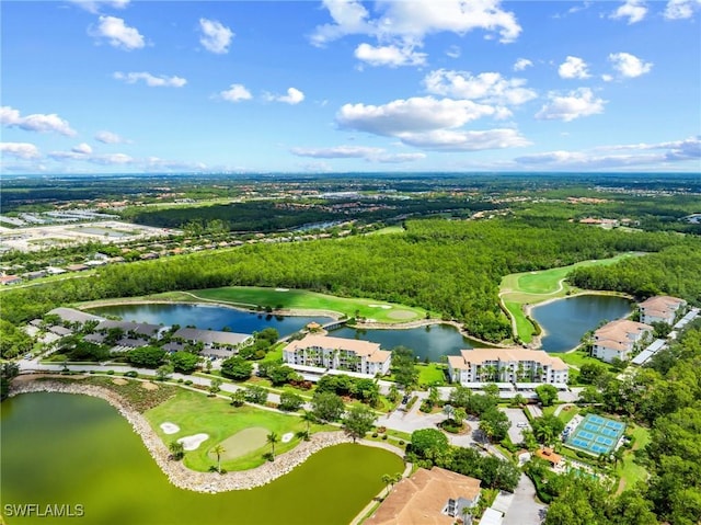 7625 Arbor Lakes Ct Unit 315, Naples, FL 34112 - aerial view of property's location with a large body of water and a golf course