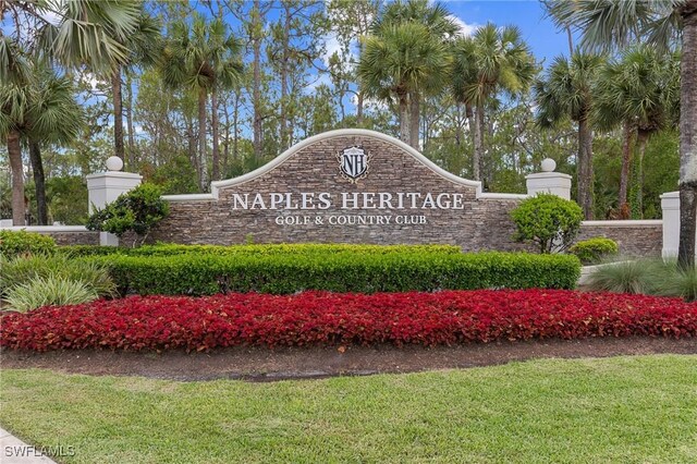 7625 Arbor Lakes Ct Unit 315, Naples, FL 34112 - community / neighborhood sign with a lawn