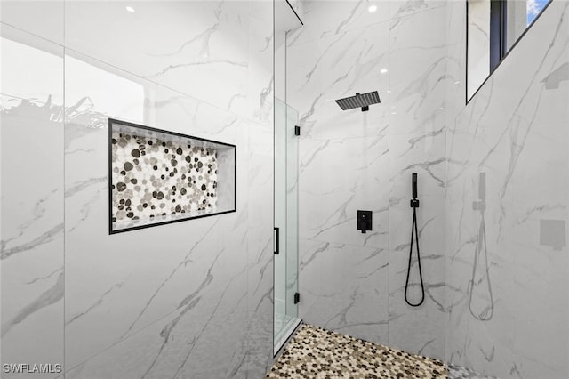 2302 SW 16th Ter, Cape Coral, FL 33991 - full bath featuring a marble finish shower