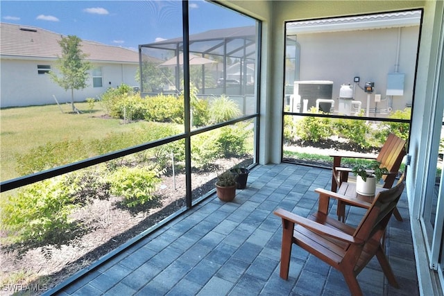2445 Orchard St, Naples, FL 34120 - sunroom with plenty of natural light