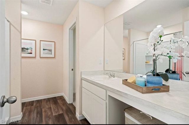 331 NW 19th St, Cape Coral, FL 33993 - full bathroom with wood finished floors and vanity