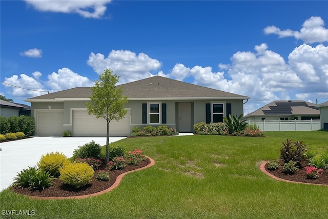 331 NW 19th St, Cape Coral, FL 33993 - view of front of property with an attached garage, stucco siding, and concrete driveway