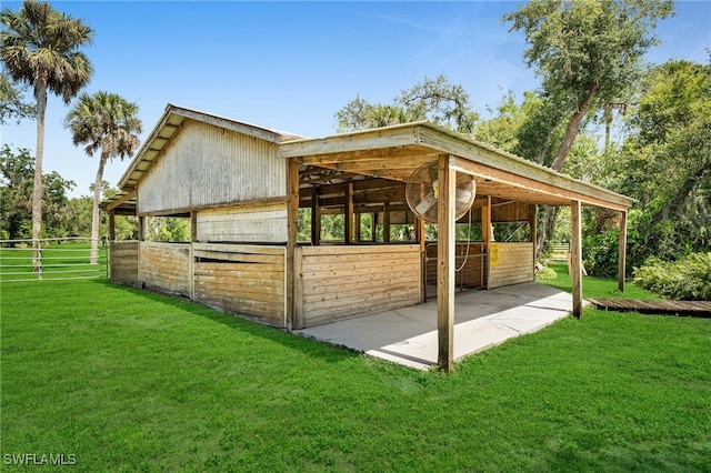 19350 Meredith Rd, North Fort Myers, FL 33917 - view of horse barn