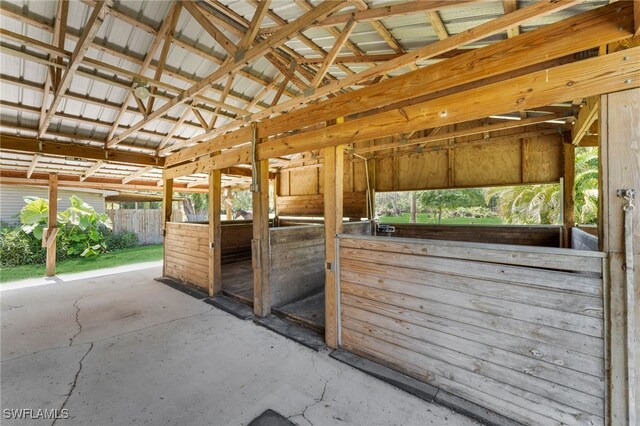 19350 Meredith Rd, North Fort Myers, FL 33917 - view of horse barn