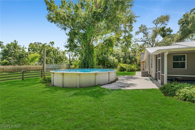 19350 Meredith Rd, North Fort Myers, FL 33917 - view of yard featuring a patio area