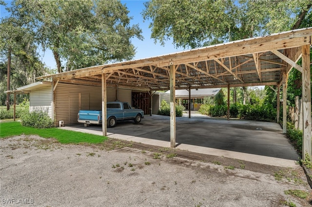 19350 Meredith Rd, North Fort Myers, FL 33917 - view of car parking with a carport