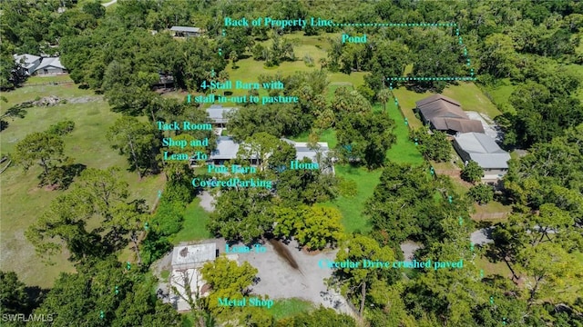19350 Meredith Rd, North Fort Myers, FL 33917 - view of property location with property boundaries highlighted