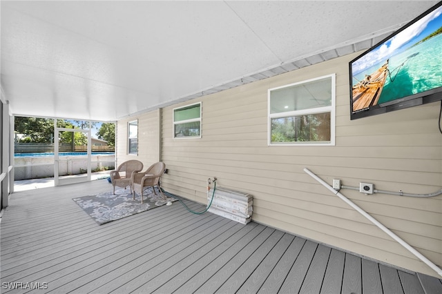 19350 Meredith Rd, North Fort Myers, FL 33917 - view of wooden deck