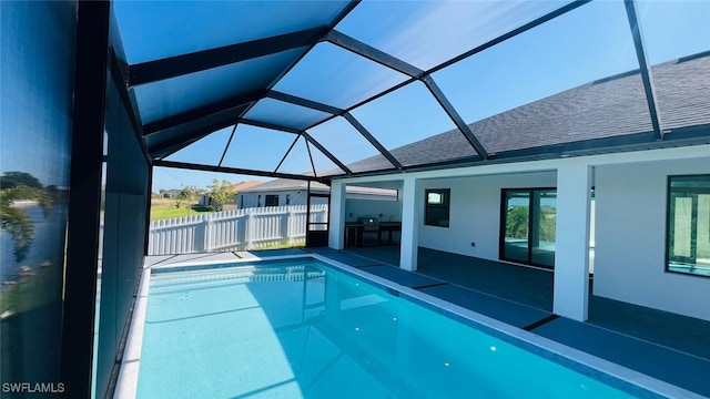 1040 NE 11th Ave, Cape Coral, FL 33909 - outdoor pool featuring a patio area and a lanai