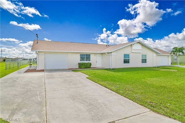2508 Tropicana Pkwy W, Cape Coral, FL 33993 - ranch-style house featuring stucco siding, concrete driveway, and a garage