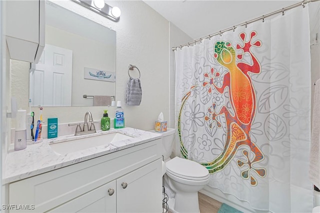 2508 Tropicana Pkwy W, Cape Coral, FL 33993 - full bath with vanity and a shower with shower curtain