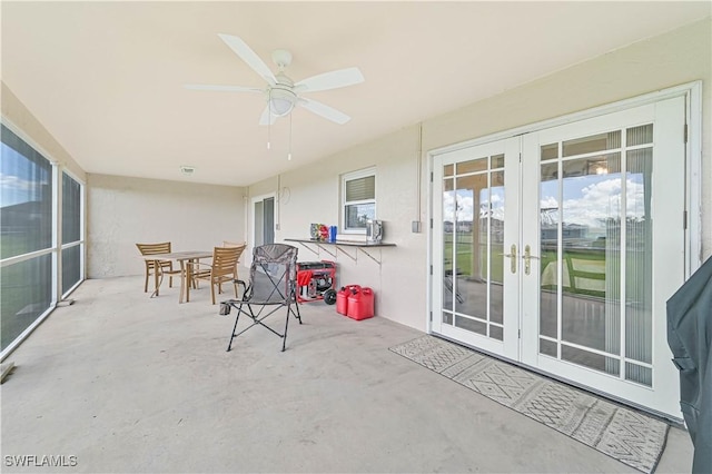 2508 Tropicana Pkwy W, Cape Coral, FL 33993 - sunroom / solarium with french doors