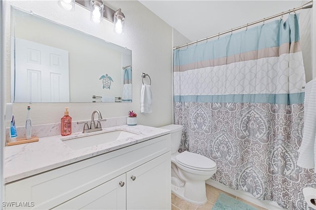 2508 Tropicana Pkwy W, Cape Coral, FL 33993 - full bathroom featuring vanity and tile patterned floors