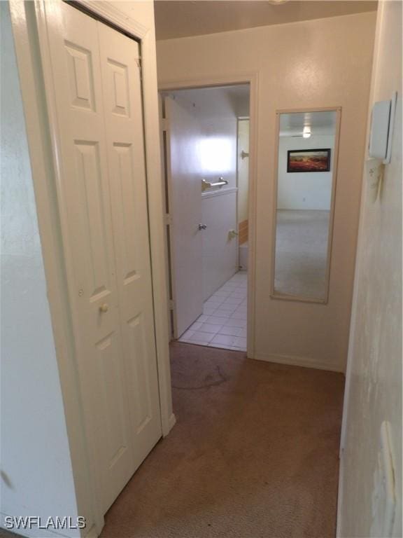 4807 6th St W, Lehigh Acres, FL 33971 - corridor with light carpet
