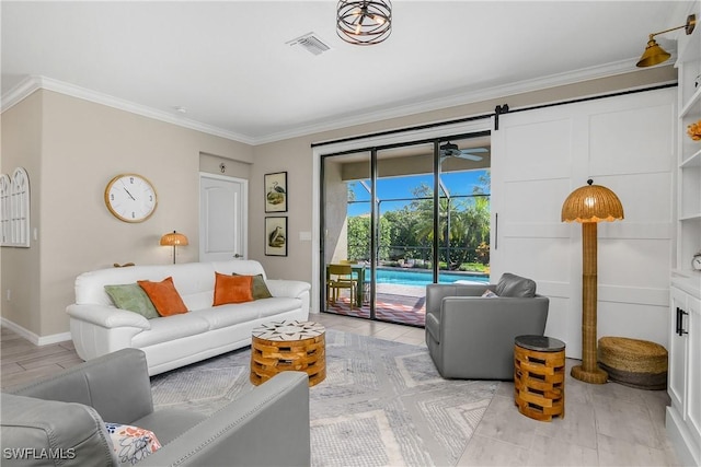 19545 Utopia Ln, Estero, FL 33928 - living area with crown molding and baseboards