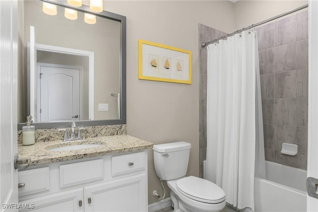 19545 Utopia Ln, Estero, FL 33928 - bathroom featuring vanity and shower / bath combo with shower curtain
