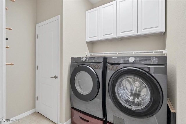 2738 Via Piazza Loop, Fort Myers, FL 33905 - laundry room featuring washer and clothes dryer and cabinet space