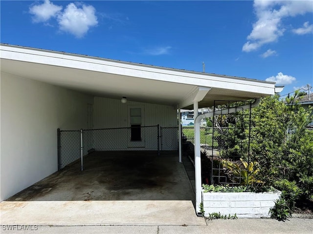 4360 Deleon St, Fort Myers, FL 33901 - view of parking / parking lot featuring a carport